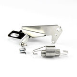 Lokar TCB-40HS Throttle Cable Bracket; Fits w/Holley Sniper; Stainless Steel;