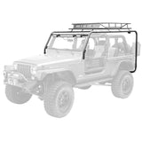 Body Armor 4x4 TJ-6124-2 Roof Rack Base; For Use w/PN[TJ-6124-1/TJ-6125-1]; Incl. Side and Cross Tubes;