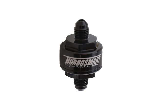 Turbosmart TS-0804-1001 Billet AN-10 orb Turbo Drain adapter with Silicon O-ring.