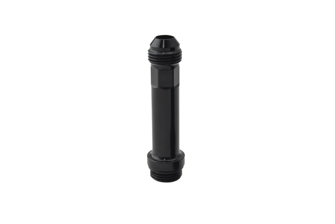 Turbosmart TS-0804-1020 Billet Turbo Drain 70mm Extension AN-8 MALE to AN-8 orb PORT