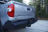 Fab Fours TT07-U1550-1 Elite Rear Bumper; 2 Stage Black Powder Coated;