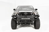 Fab Fours TT12-D1651-1 Vengeance Front Bumper; 2 Stage Black Powder Coated; No Guard;