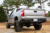 Fab Fours TT14-W2850-B Heavy Duty Rear Bumper; Uncoated/Paintable; Incl. 0.75 in. D-Ring Mount; [AWSL];