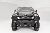 Fab Fours TT16-B3651-1 Premium Winch Front Bumper; 2 Stage Black Powder Coated; w/o Grill Guard;