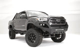 Fab Fours TT16-D3651-1 Vengeance Front Bumper; 2 Stage Black Powder Coated; No Guard;