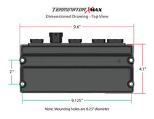 Load image into Gallery viewer, Terminator X Max Measurements - Top View.jpg