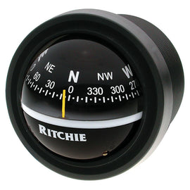 RITCHIE V-57.2 COMPASS  DASH MNT  2.75' DIAL  BLK.