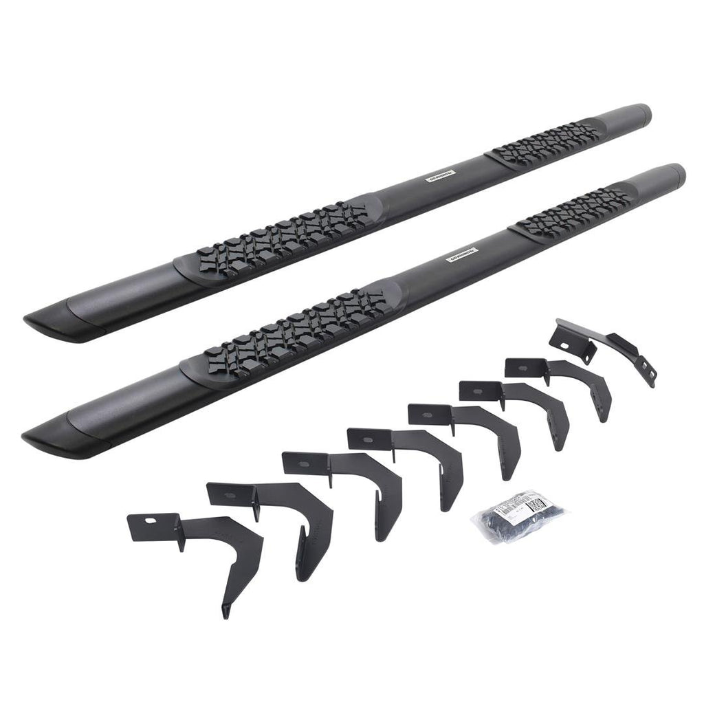 Go Rhino V3423580T V-Series V3 Aluminum Side Steps and Mounting Brackets Kit - Textured Black