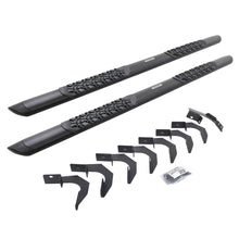 Load image into Gallery viewer, Go Rhino V3423580T V-Series V3 Aluminum Side Steps and Mounting Brackets Kit - Textured Black