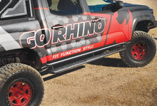 Load image into Gallery viewer, Go Rhino V3442987T Aluminum side step construction is ideal for extreme climates