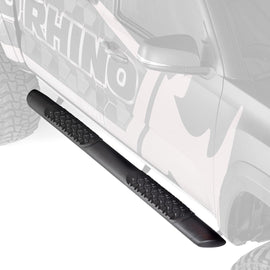 Go Rhino V3443974T V-Series V3 Aluminum Side Steps with Mounting Brackets Kit - Textured Black
