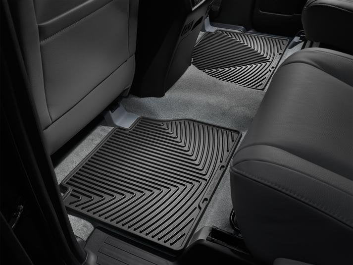 WEATHERTECH W140 RR RUB MATS TUND/SEQ BLK