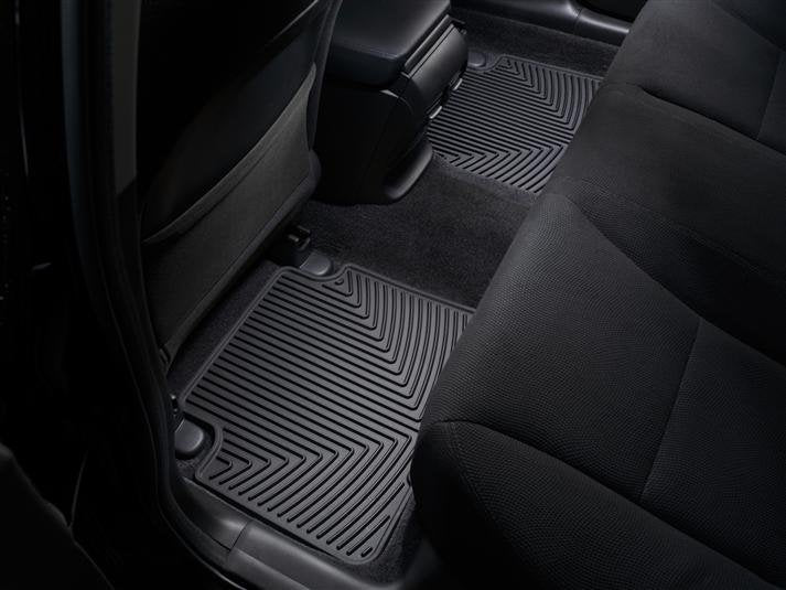 WEATHERTECH W150 RR RUBBER MATS ACCORD BLK