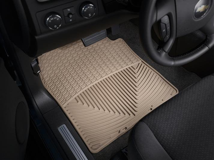 WEATHERTECH W72TN FR PR RBR MATS TAN GMC 07