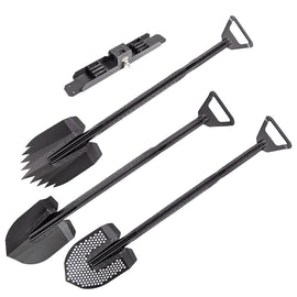Go Rhino XG-RS50100T Xventure Gear - Three-Shovel System with 4-CORE Mount