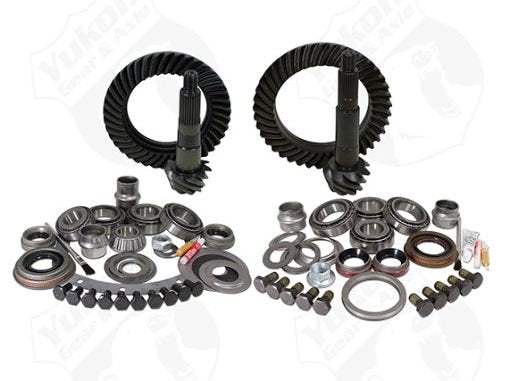 Yukon Gear and Axle YGK002 Yukon Gear & Install Kit pkg for XJ & YJ with Dana 30 front & Model 35 rear 4.88