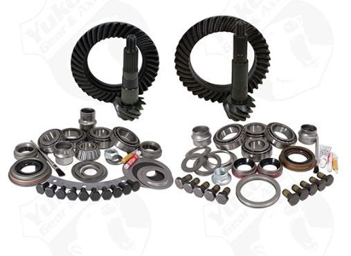 Yukon Gear and Axle YGK006 Yukon Gear & Install Kit pkg for TJ with Dana 30 front & Model 35 rear, 4.88 .
