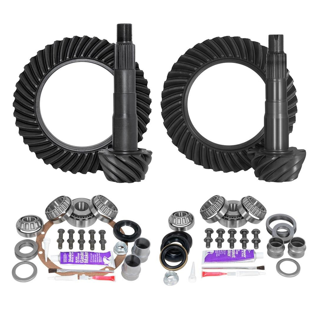 Yukon Gear and Axle YGKT004-488 Yukon Gear YGKT004-488 Ring & Pinion Gear Kit Package Front & Rear with Install Kits - Toyota 8"/8IFS