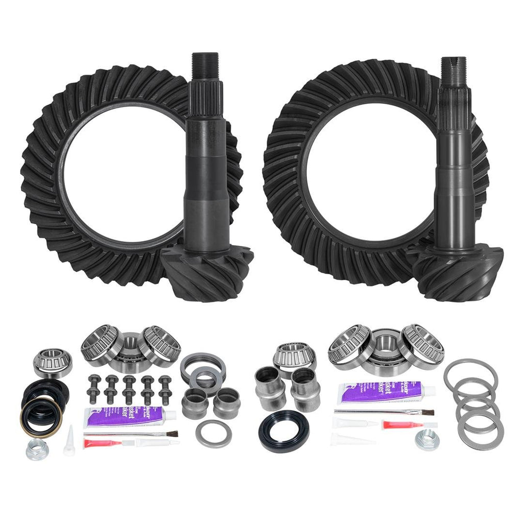Yukon Gear and Axle YGKT005-488-3 Yukon Gear YGKT005-488-3 Ring & Pinion Gear Kit Package Front & Rear with Install Kits - Toyota 8.4/8"IFS