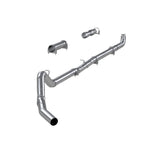 MBRP Exhaust S6004PLM 4in. Cat-Back. Single Side Exit. No Muffler. Aluminized Steel.
