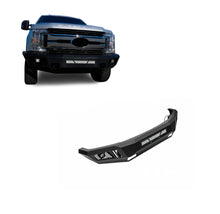 Load image into Gallery viewer, Black Horse Off Road AFB-F217-KIT Matte Black Steel Armour I Front Bumper