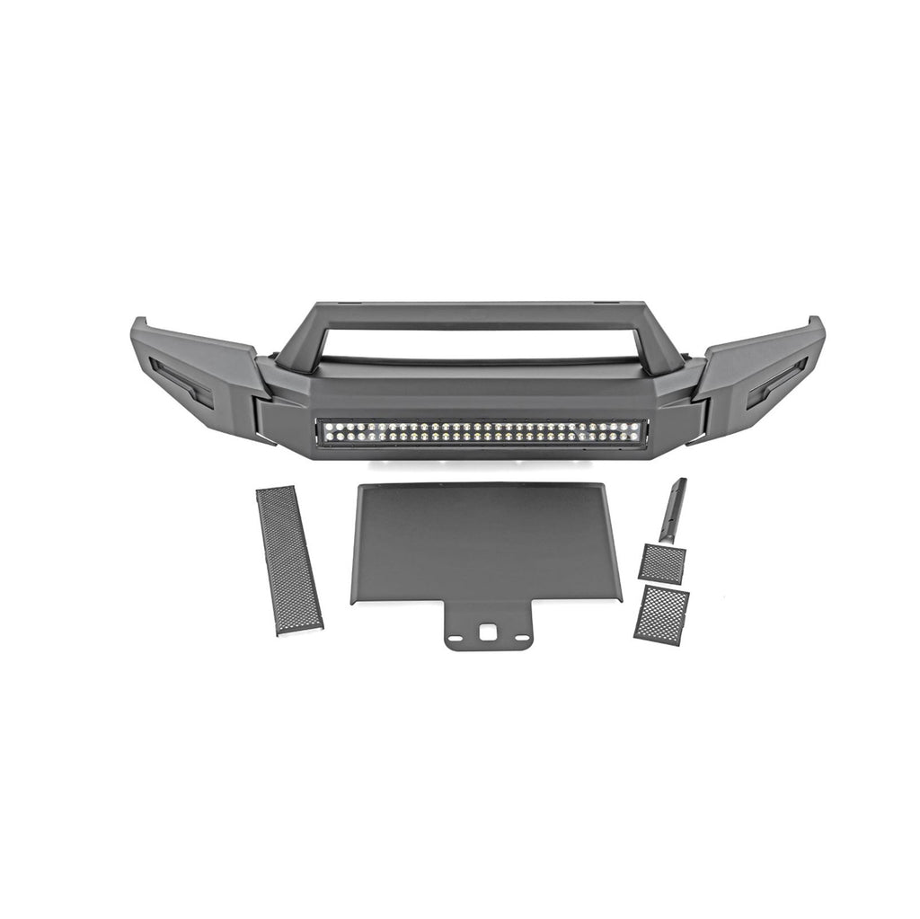 Black Horse Off Road AFB-RA10-K2 AFB-RA10 Matte Black Steel Armour II Front Bumper