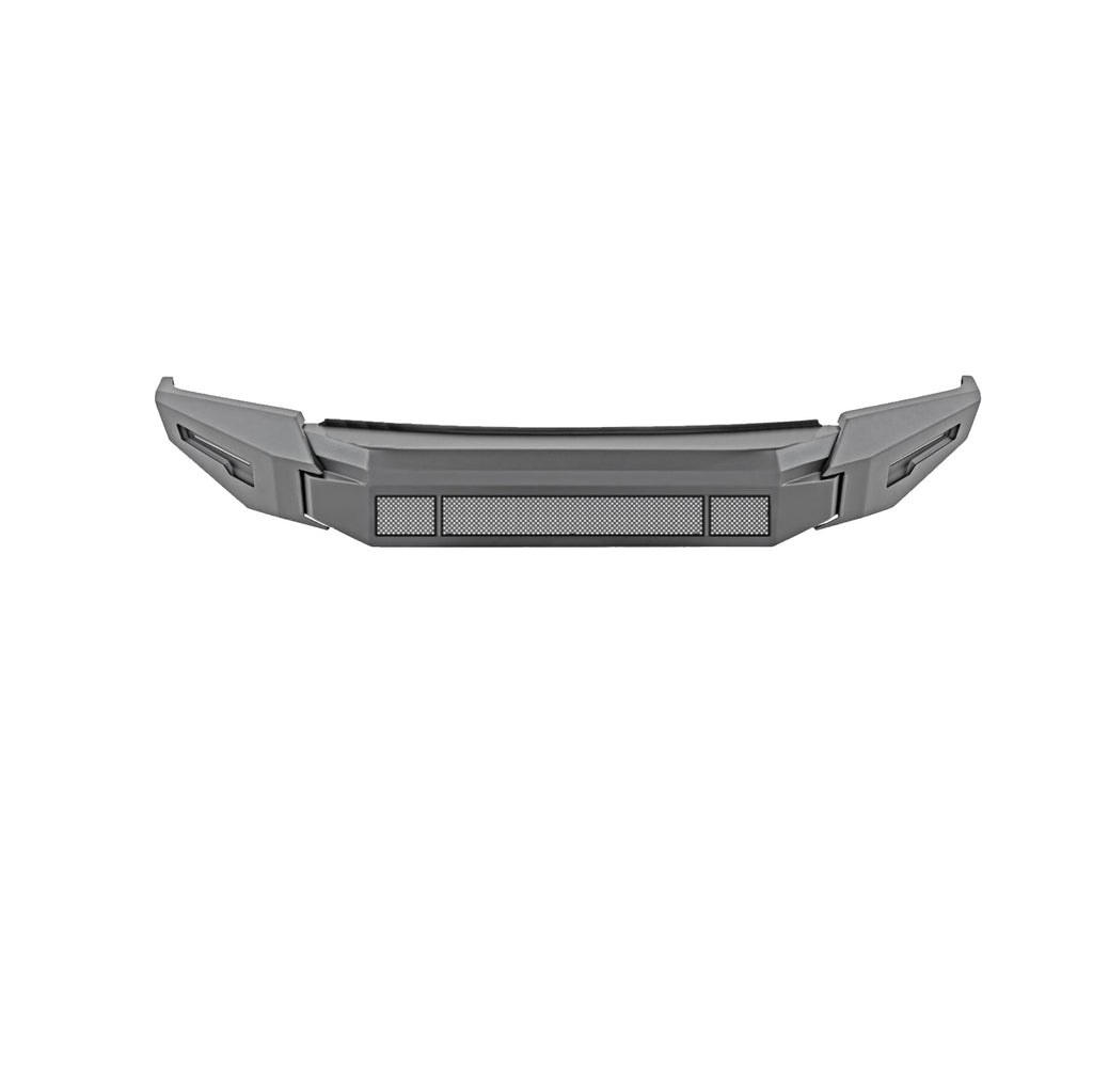 Black Horse Off Road AFB-RA16-BU AFB-RA16 Matte Black Steel Armour II Front Bumper