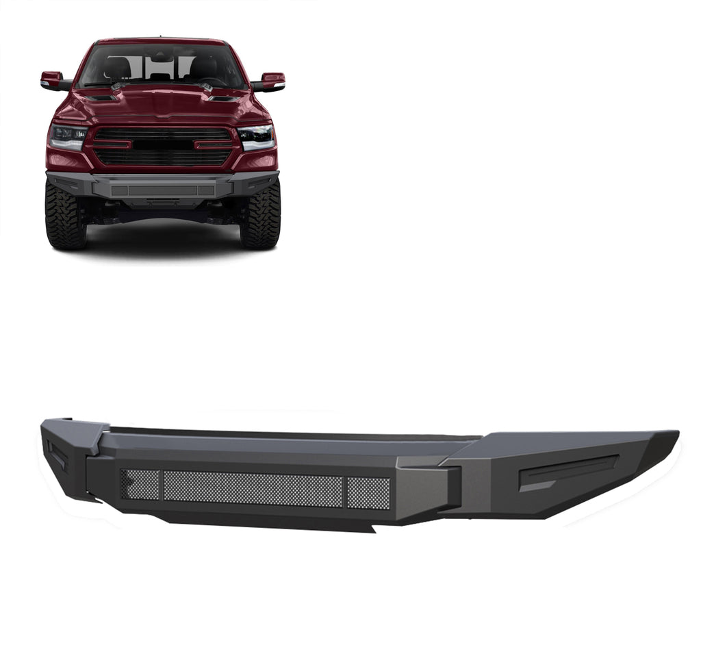Black Horse Off Road AFB-RA20-BU Armour II Heavy Duty Modular Front Bumper