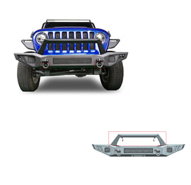 Black Horse Off Road AFB-WR20 Matte Black Steel Armour I Front Bumper