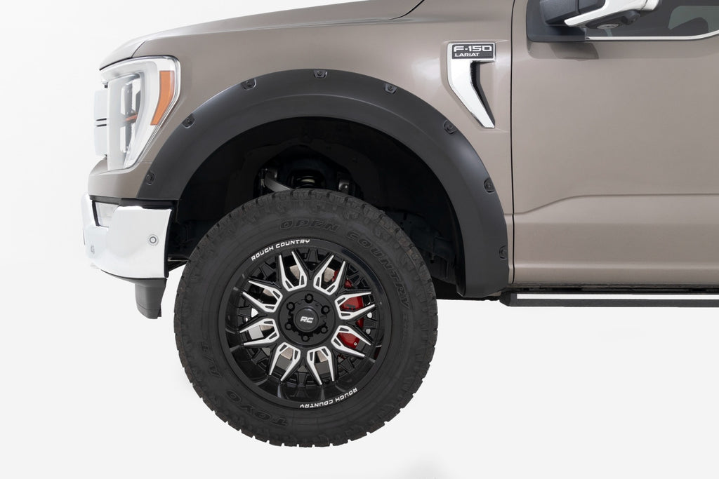 Pocket Fender Flares | E9 Argon Blue | Ford F-150 2WD/4WD (2021-2026)