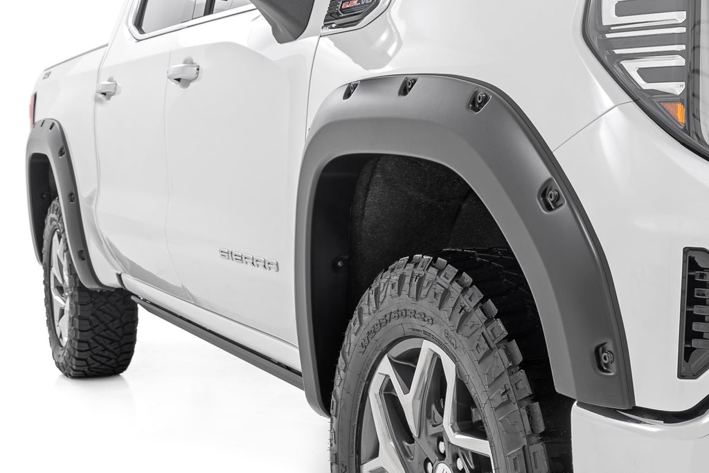 Pocket Fender Flares | 5IS Silver Ice | GMC Sierra 1500 2WD/4WD (2019-2026)