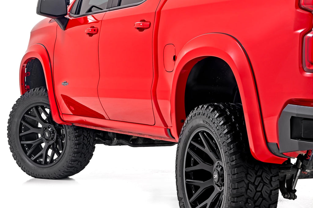 Sport Fender Flares | G7C Red Hot | Chevy Silverado 1500 2WD/4WD (19-26)