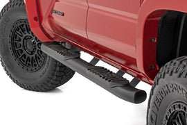 Oval Nerf Step | Double Cab | Black | Toyota Tacoma 2WD/4WD (2024-2026)