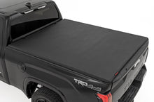 Load image into Gallery viewer, Soft Tri-Fold Bed Cover | With &amp; W/O OE Rails | 6'7" Bed | Toyota Tundra (22-26)