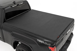 Soft Tri-Fold Bed Cover | With & W/O OE Rails | 6'7
