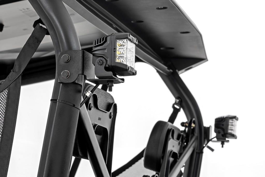 LED Light Kit | Rear Mount | 2" Black Pair | White DRL | Segway 570 F