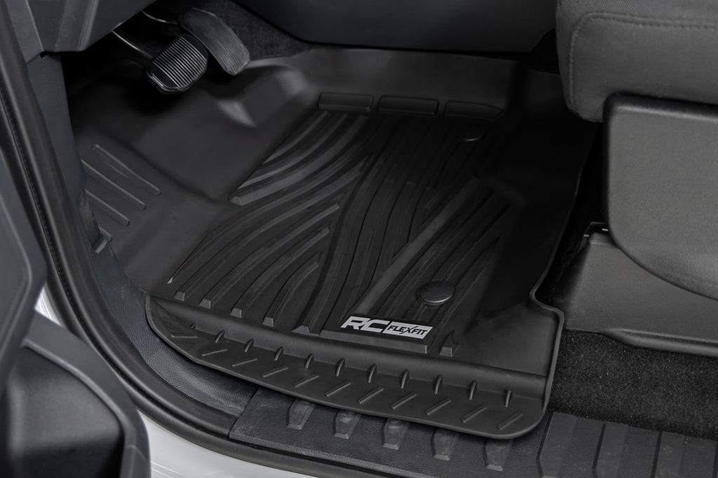 Flex-Fit Floor Mats | Front | Ford F-150 (15-26)/F-150 Lightning (22-26)/Raptor (17-25) 