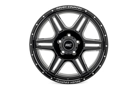 Rough Country 92 Series Wheel | Machined One-Piece | Gloss Black | 18x9 | 6x5.5 | +0mm