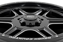 Load image into Gallery viewer, Rough Country 92 Series Wheel | Machined One-Piece | Gloss Black | 20x9 | 6x5.5 | +0mm