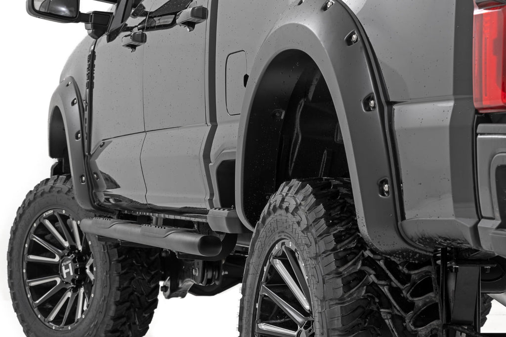 Pocket Fender Flares | PQ Race Red | Ford F-250/F-350 Super Duty (23-26)