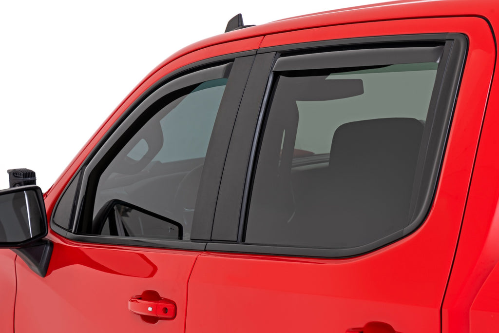 Side Window Deflectors | In Channel Rain Guard | Chevy/GMC 1500/2500HD/3500HD (19-26)