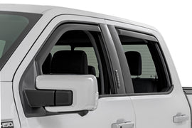 Side Window Deflectors | In Channel Rain Guard | Ford F-150/Lightning/F-250/F-350/Raptor (15-26)