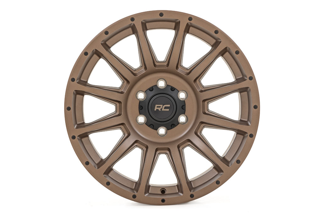 Rough Country 90 Series Wheel | One-Piece | Bronze | 20x10 | 6x5.5 | -19mm