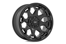 Load image into Gallery viewer, Rough Country 80 Series Wheel | One-Piece | Semi Gloss Black | 20x10 | 6x5.5 | -19mm