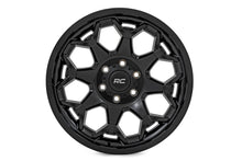 Load image into Gallery viewer, Rough Country 80 Series Wheel | One-Piece | Semi Gloss Black | 20x10 | 6x5.5 | -19mm