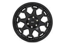 Load image into Gallery viewer, Rough Country 80 Series Wheel | One-Piece | Semi Gloss Black | 20x9 | 6x135 | 0mm