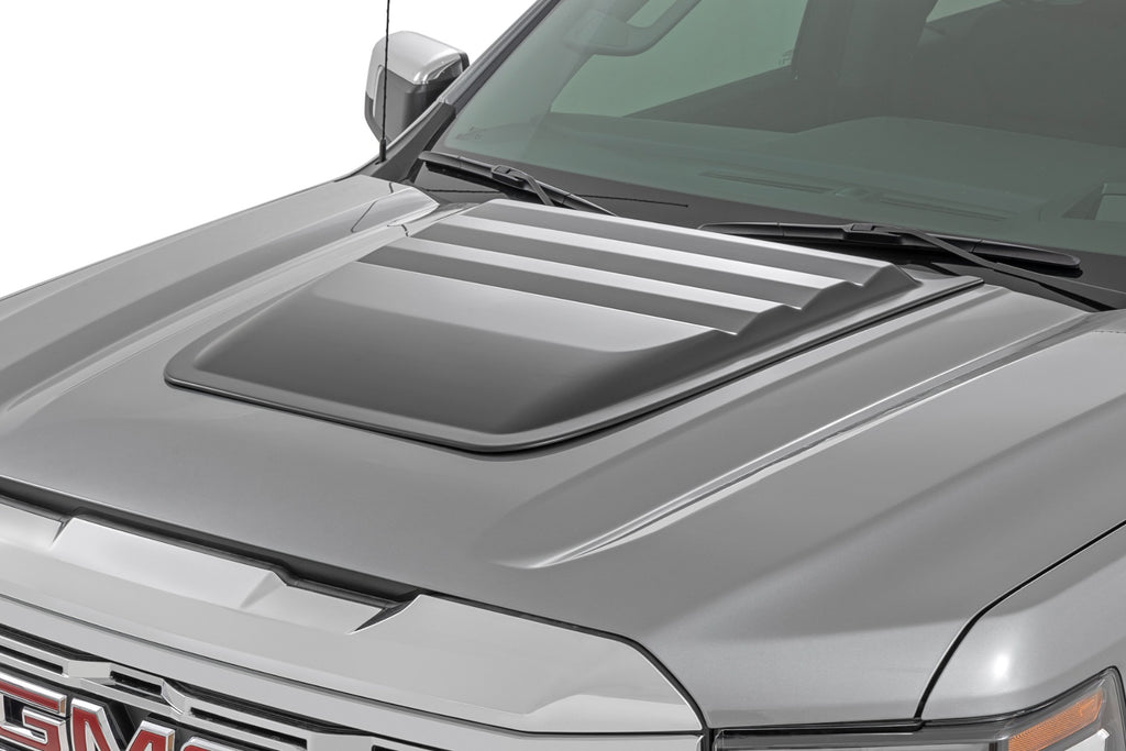 Hood Scoop | G1C Light Steel Gray | GMC Sierra 1500 2WD/4WD (2019-2026)