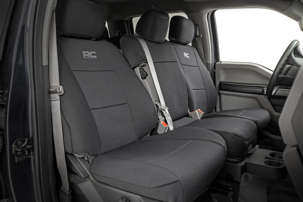 Seat Covers | FR Bench | Ford F-150 (15-26)/F-250 Super Duty (17-26)/F-350 Super Duty (17-26) 