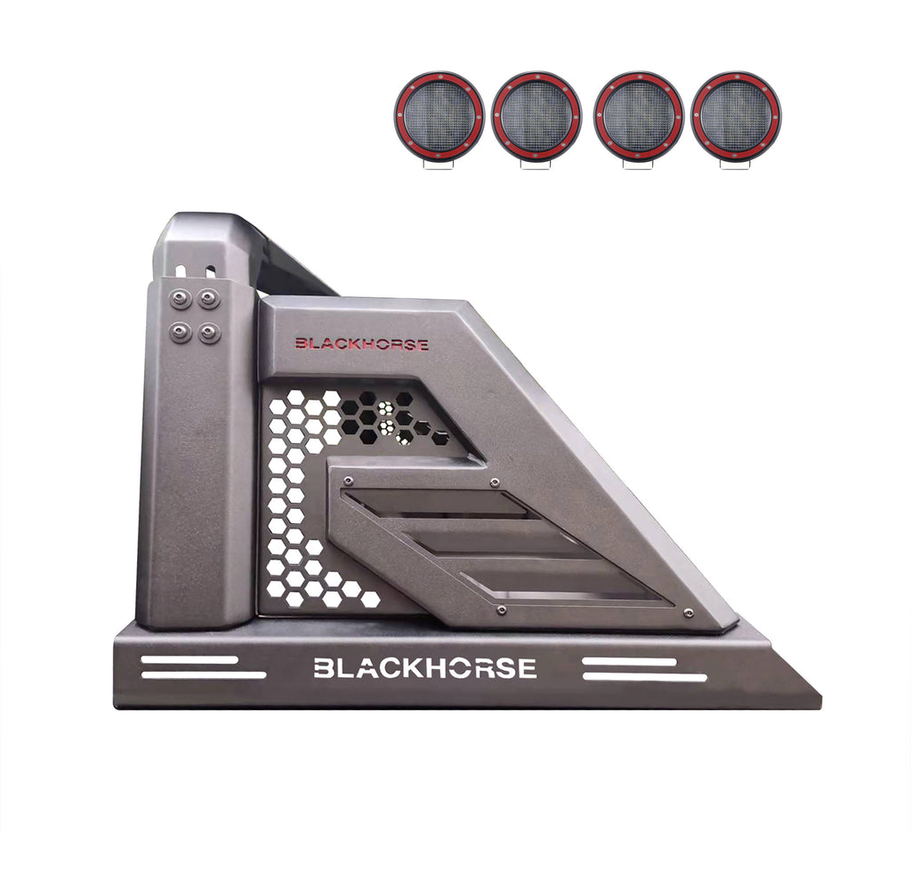 Black Horse Off Road AR2-01B-PLFR Armour II Roll Bar Kit