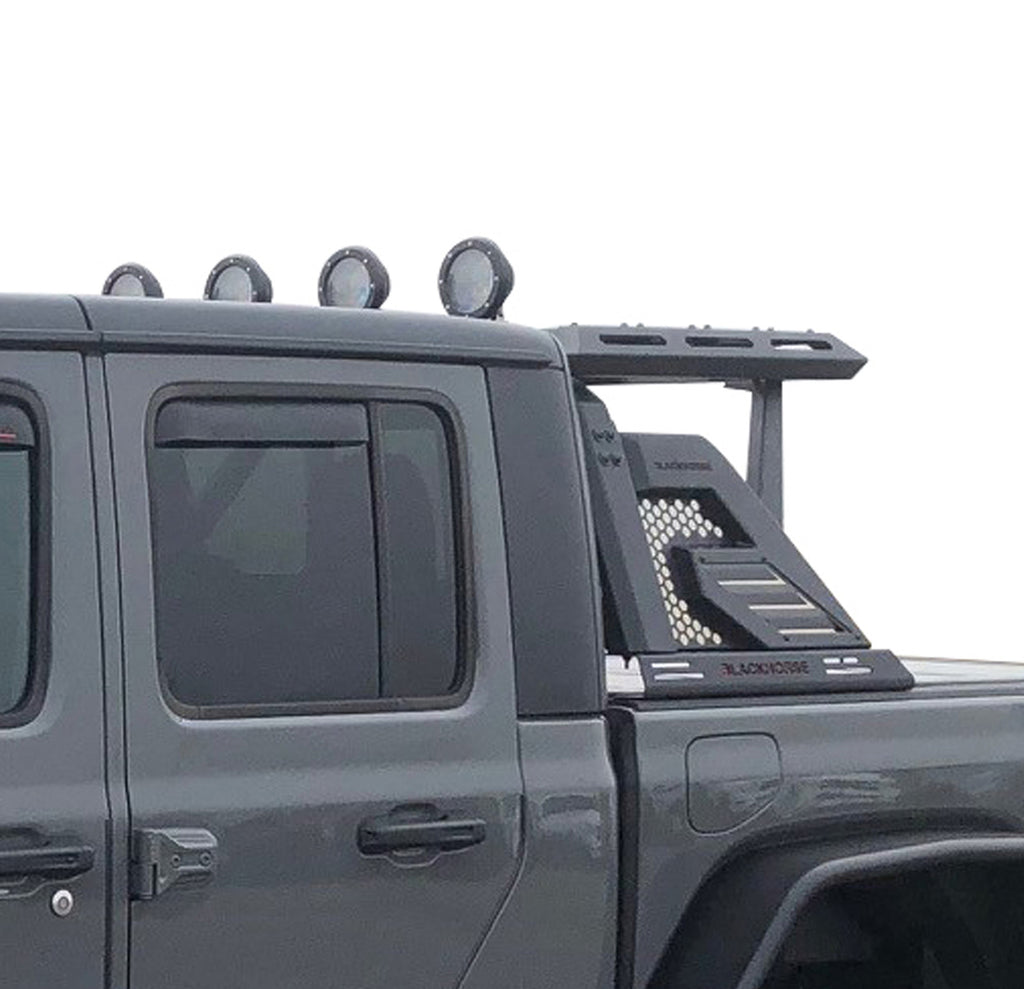 Black Horse Off Road AR2-01BA1-PLFB Armour II Roll Bar W/Basket Kit